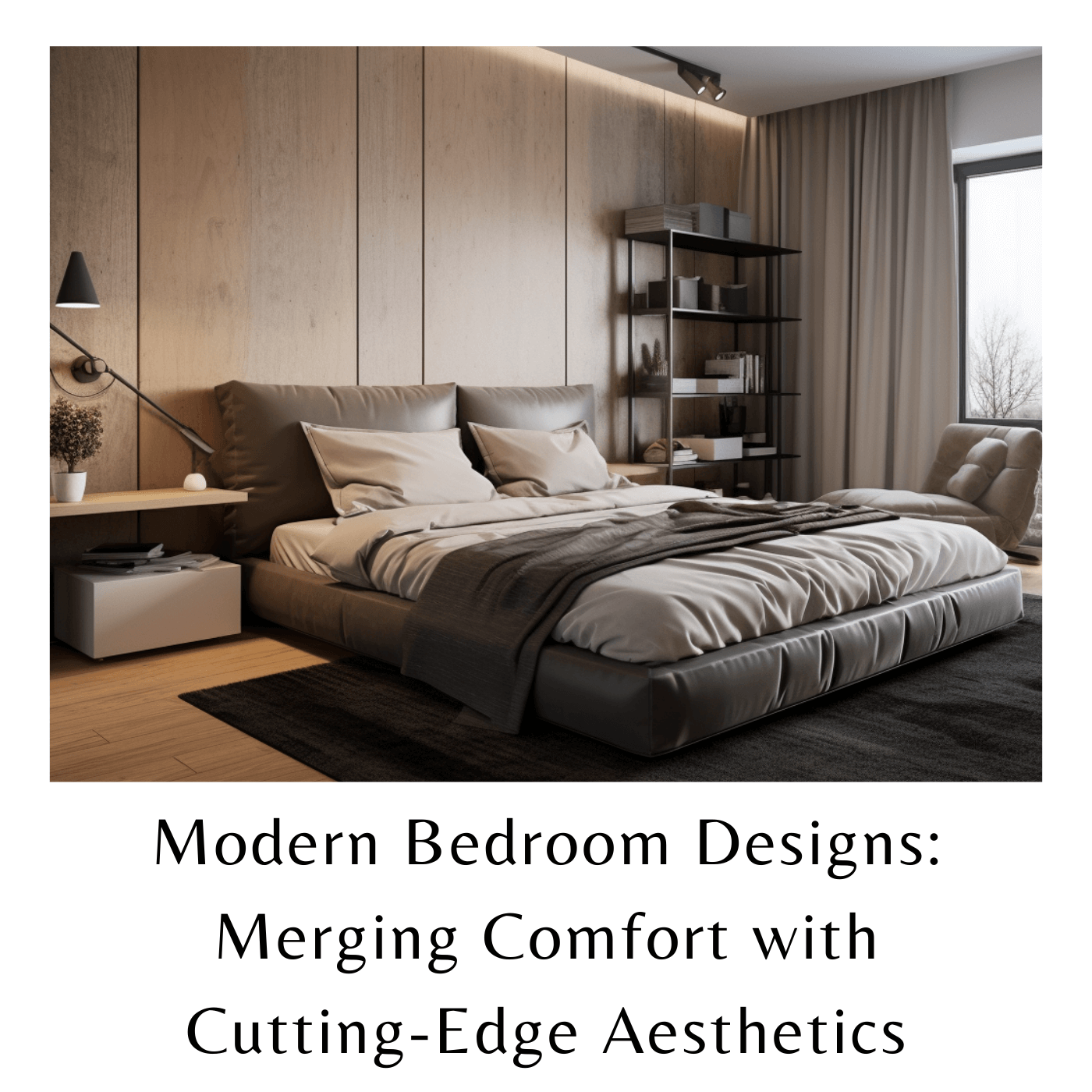 Modern Bedroom Designs: Merging Comfort with Cutting-Edge Aesthetics