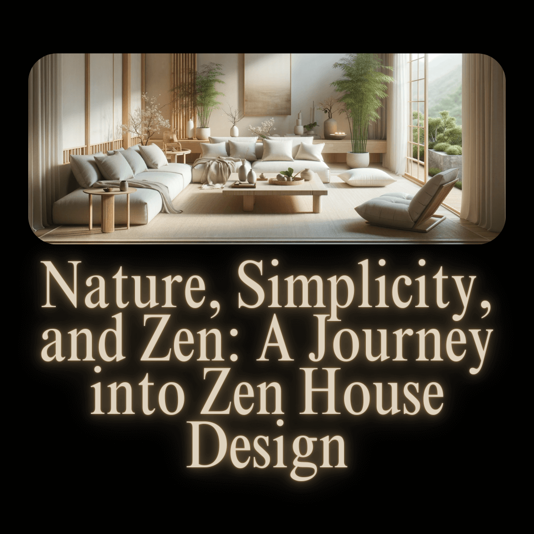 Nature, Simplicity, and Zen: A Journey into Zen House Design