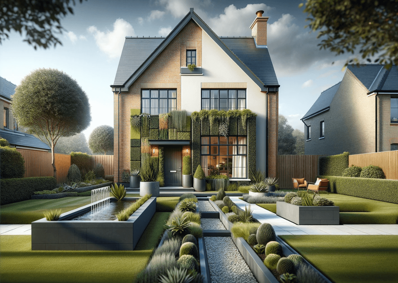 Transform Your Front Yard: Front Garden Design Ideas Using AI ...