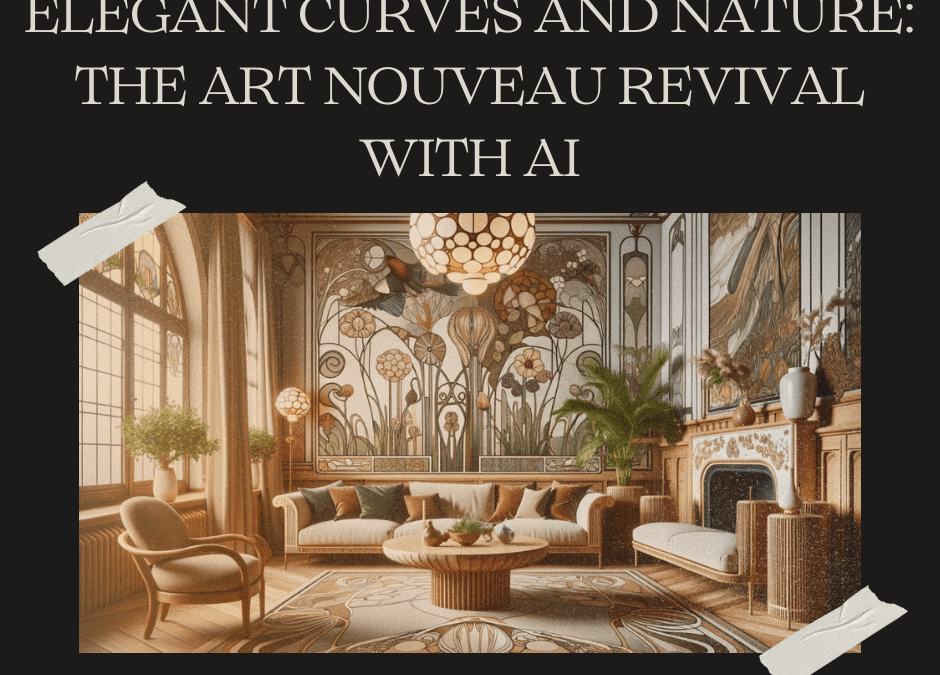 Elegant Curves and Nature: The Art Nouveau Revival with AI