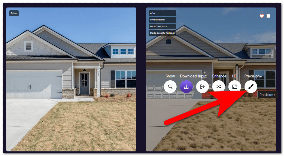 use the Precision+ feature for specific changes