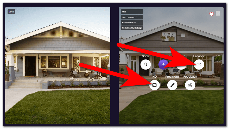 Increase the quality of the photos