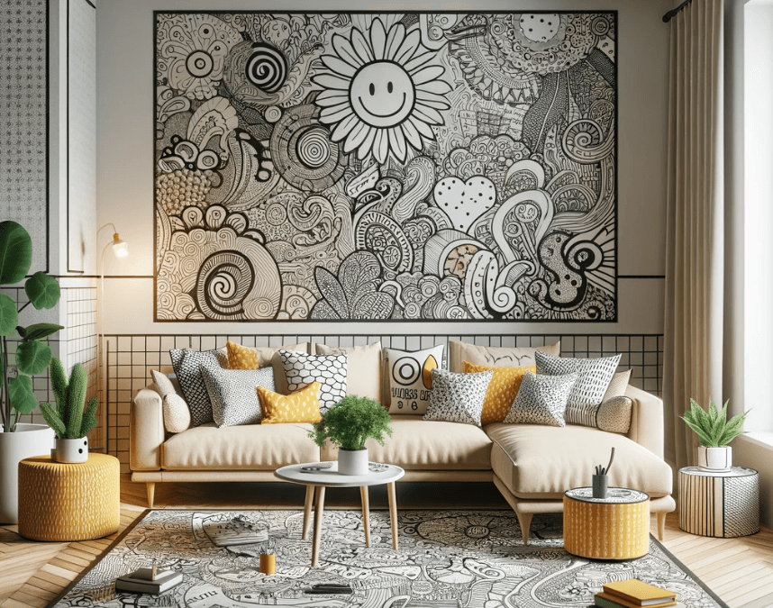 Embrace the Whimsy: Doodle Art Design for Your Home
