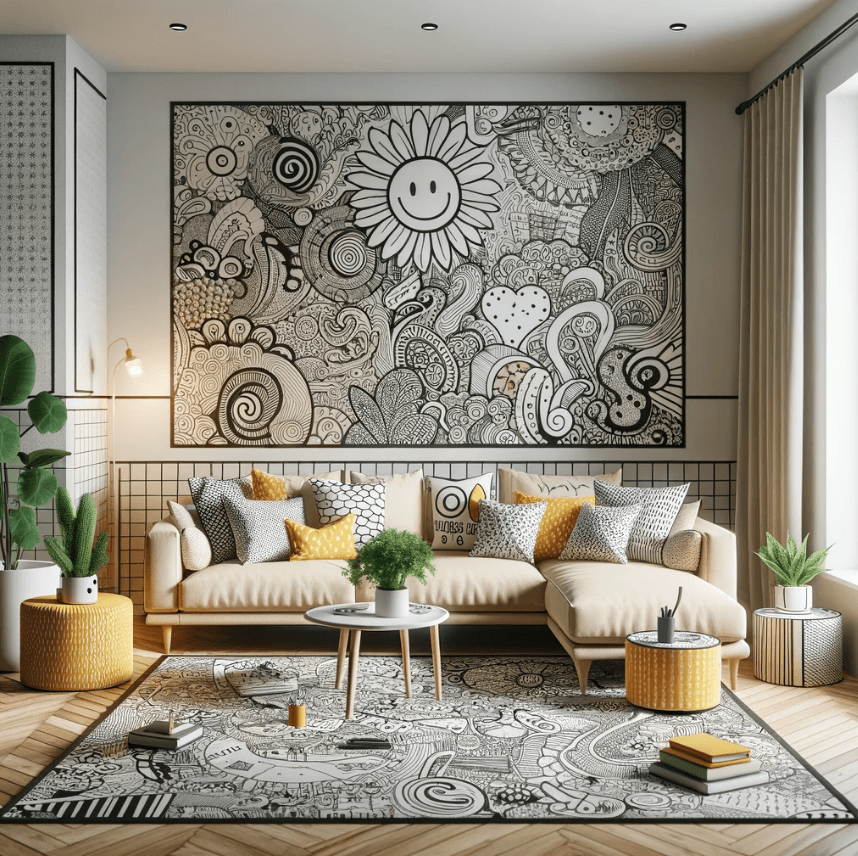 Embrace the Whimsy: Doodle Art Design for Your Home