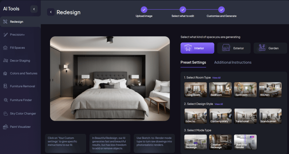 Redesign Mode: AI Room Redesign From a Single Photo