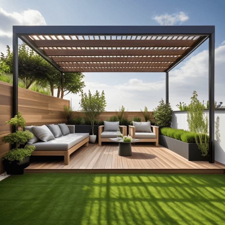 terrace-modern a terrace designed in a modern design