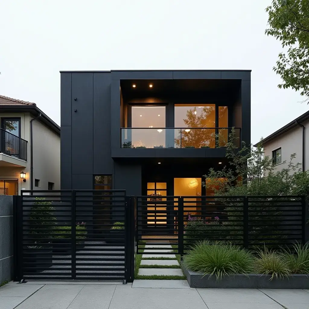 2 a small house designed in a modern style