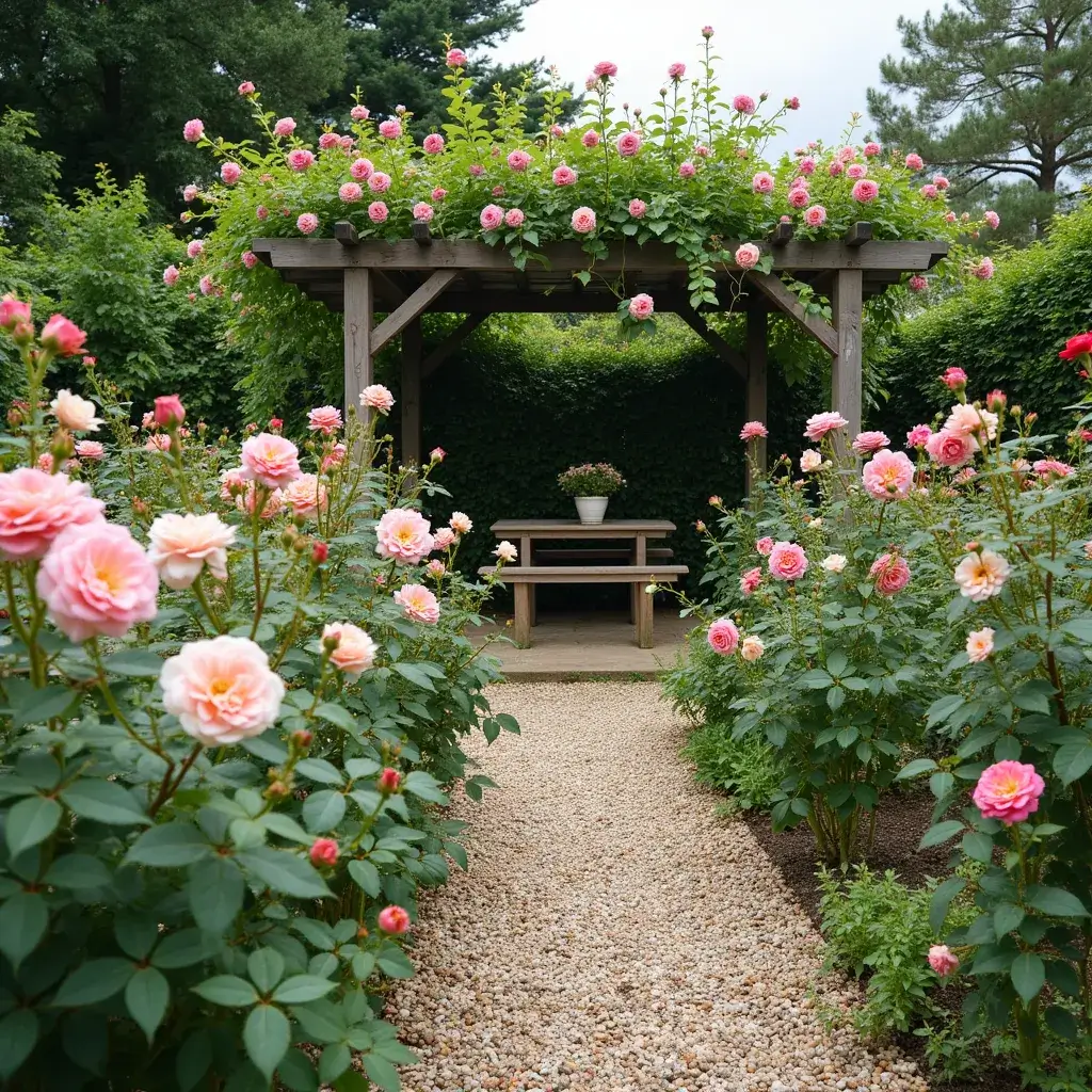 3 Charming red A-frame house with pond and lush greenery