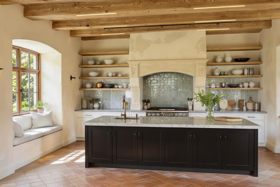 a kitchen designed in a flemish style