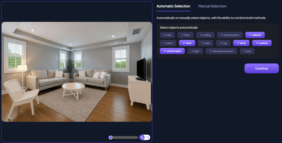 how the new masking works on random objects