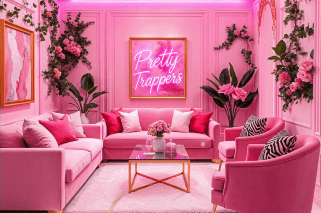 one of Ja'Zine's ambitious podcast set she ever designed