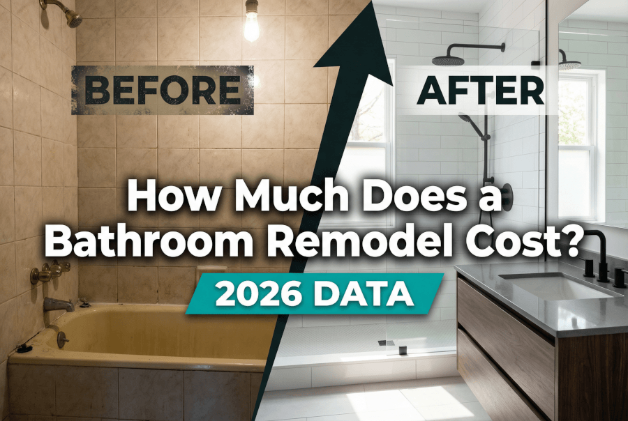 How Much Does a Bathroom Remodel Cost? [2026 Data]