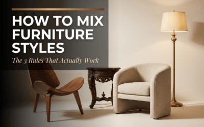 How to Mix Furniture Styles: The 3 Rules That Actually Work