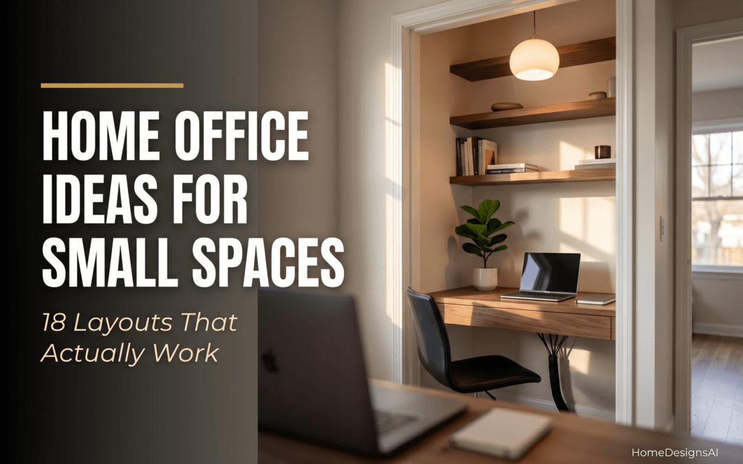 18 Home Office Ideas for Small Spaces That Actually Work