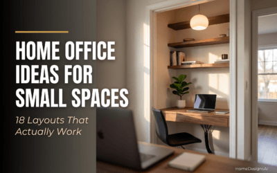 18 Home Office Ideas for Small Spaces That Actually Work – HomeDesignsAI