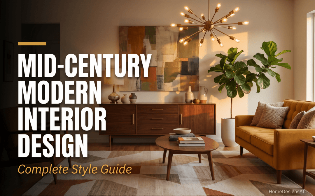 Mid-Century Modern Interior Design: Complete Style Guide