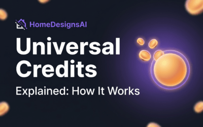 HomeDesignsAI Universal Credits Explained: How It Works