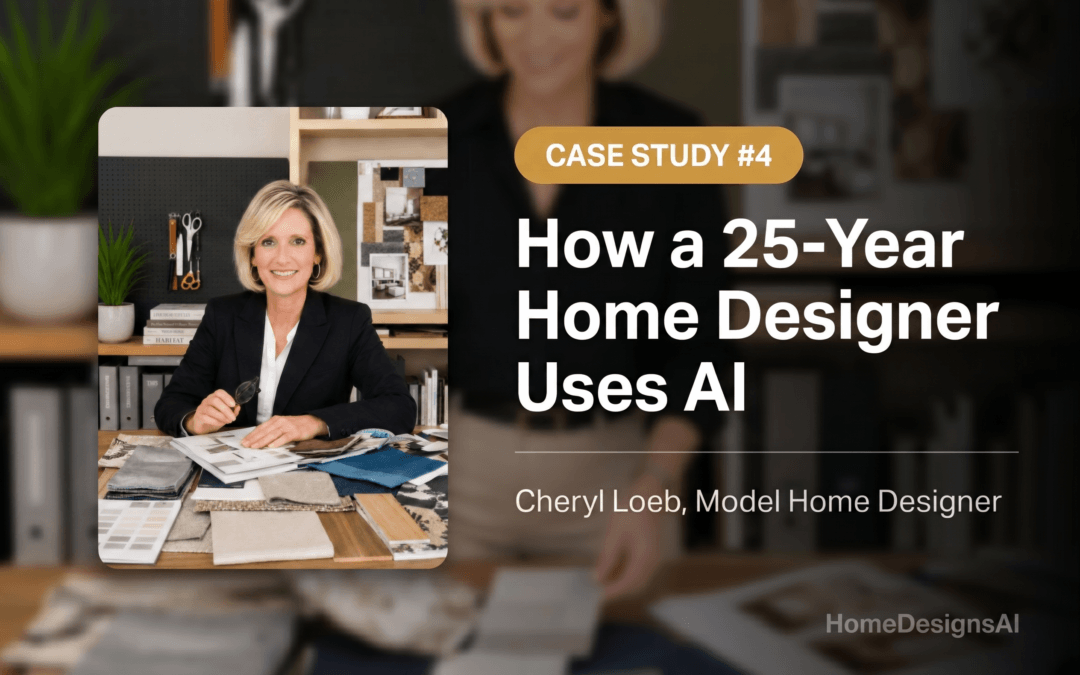 [Case Study #4] How a 25-Year Home Designer Uses AI