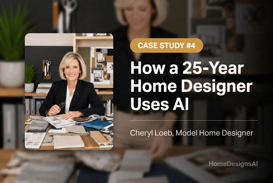 [Case Study #4] How a 25-Year Home Designer Uses AI
